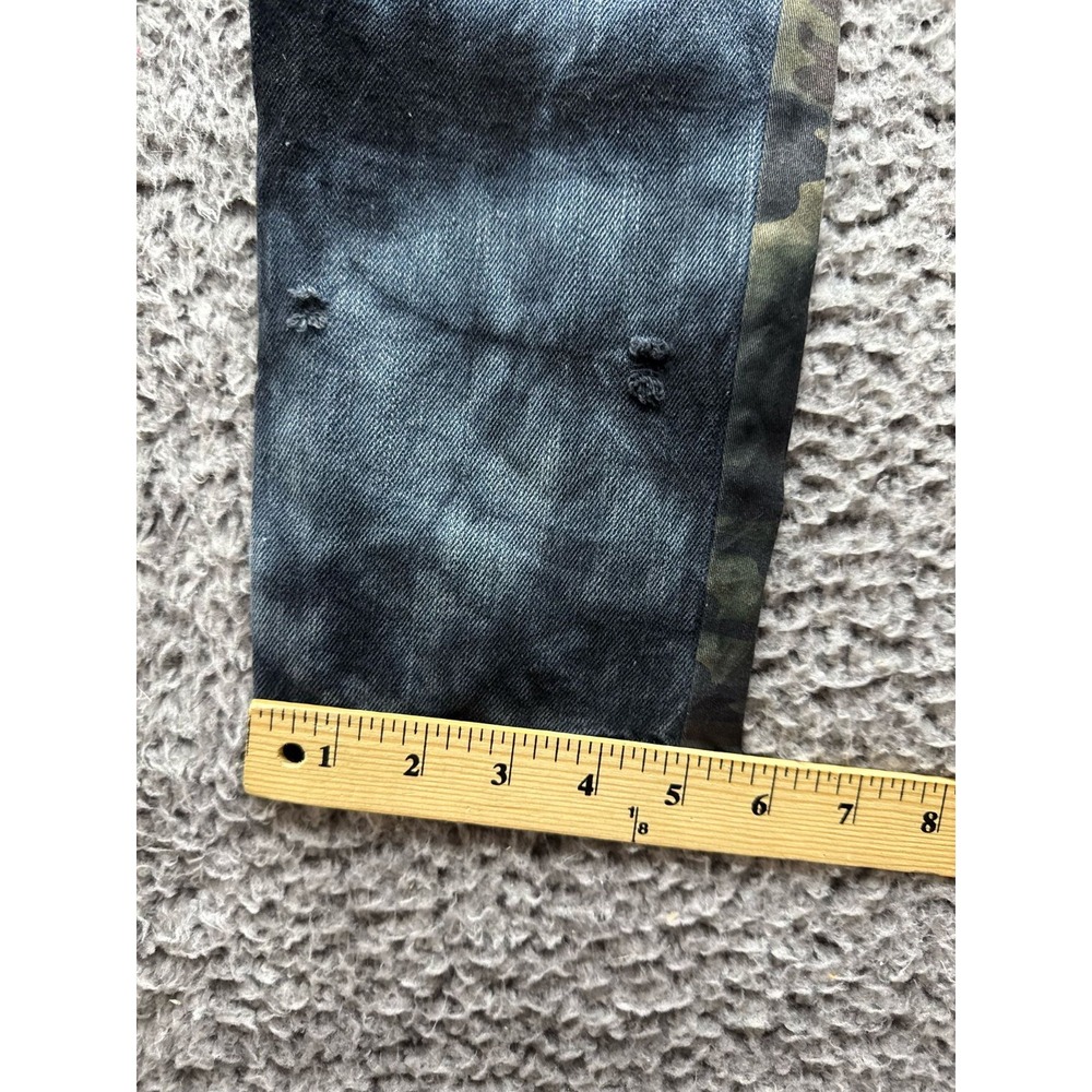 Daang Goodman Tripp‎ Nyc Distressed Camo Print Skinny Cargo Jeans Womens Size 29 - Picture 11 of 12